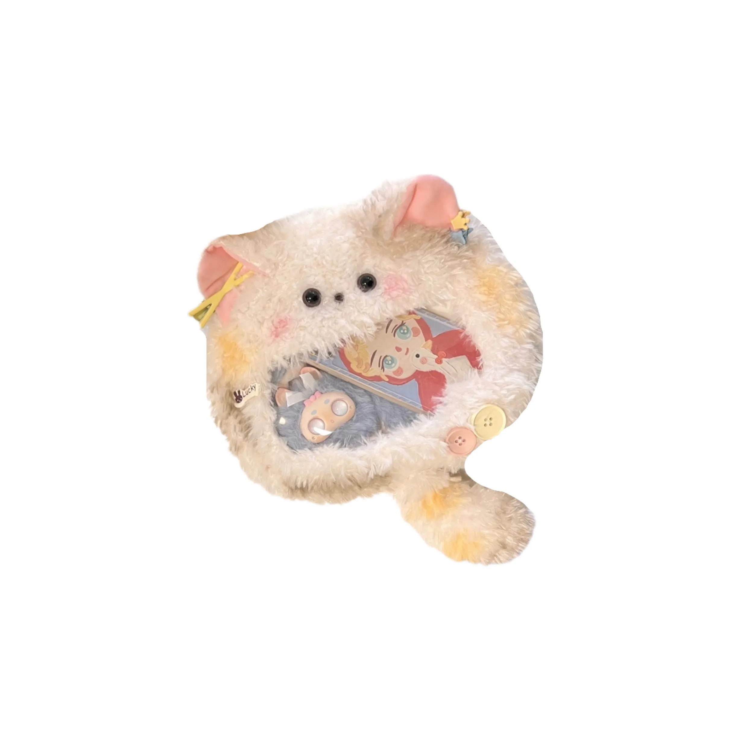 Holding Bamboo Полиэстер Сумка через плечо Стандартная Женская Экрю