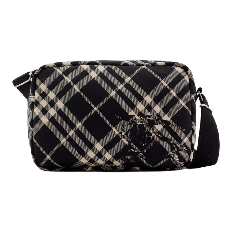 Burberry Polyester With Polyurethane Shoulder Bag, Crossbody Bag Unisex Black