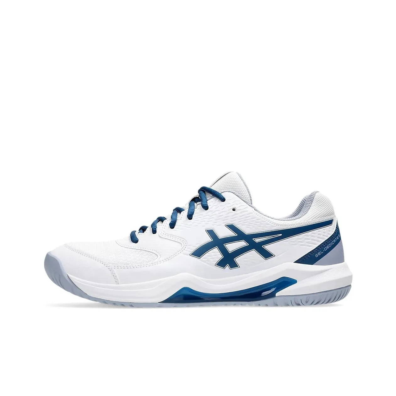 Asics Gel Dedicate 8 Low-Top Кроссовки для тенниса Мужские Белые и Синие