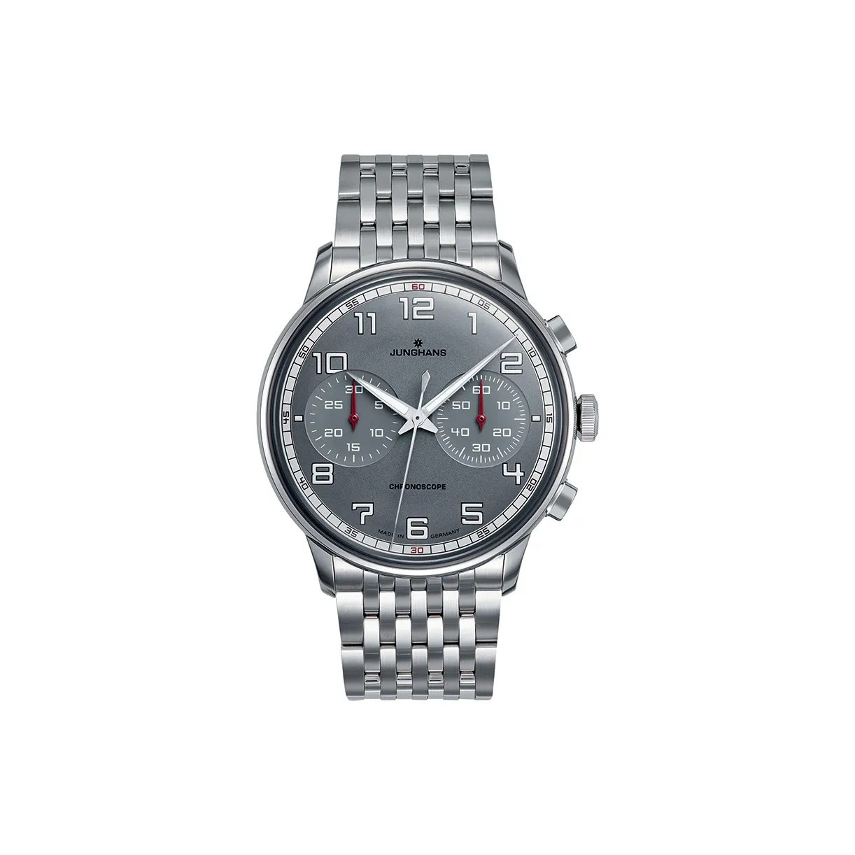 JUNGHANS Master Collection Mechanical Movement Men's Watches Watch Gray Dial Stainless Steel Watchband