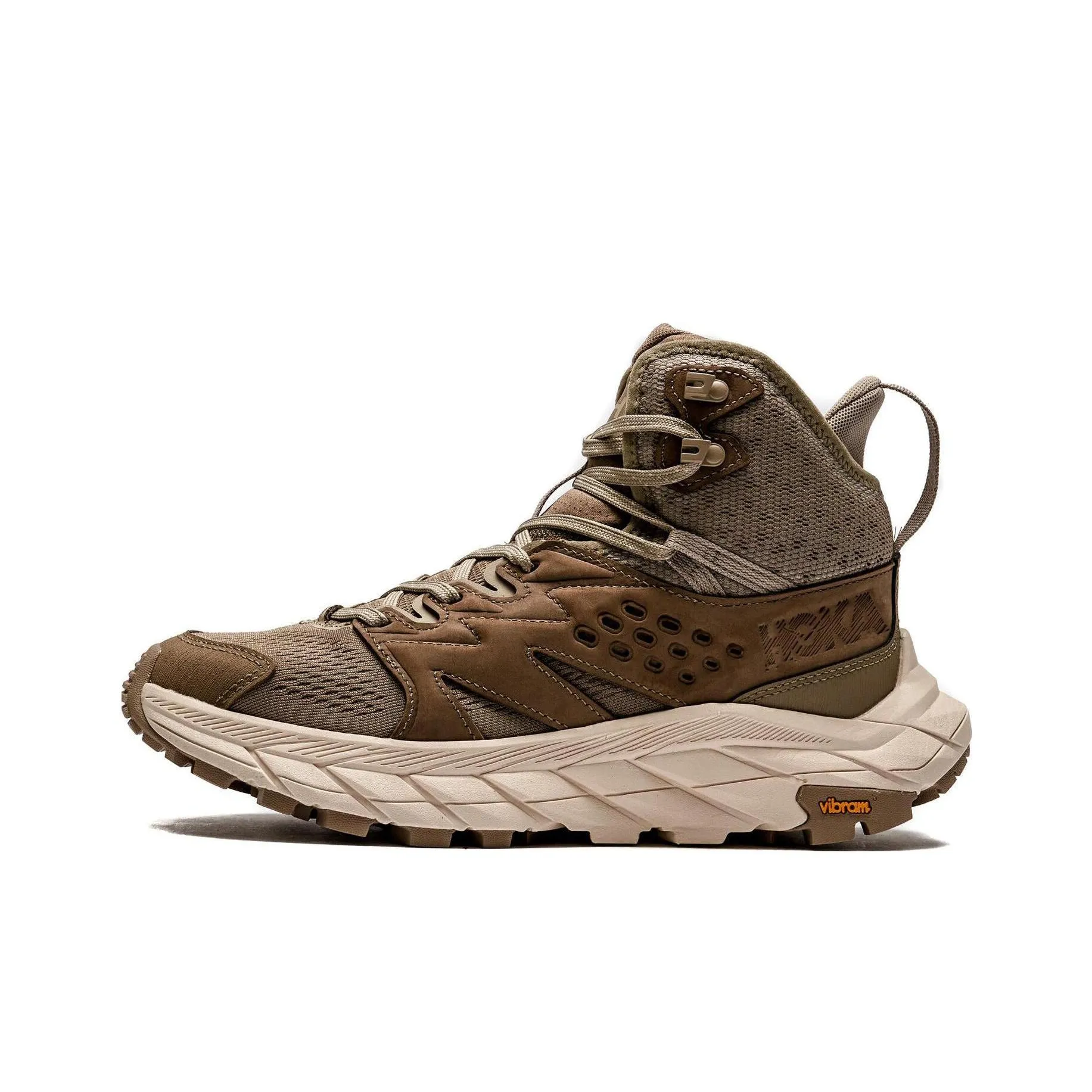 HOKA ONE ONE Противоскользящие высокие кроссовки для улицы Женские Dune Желтые