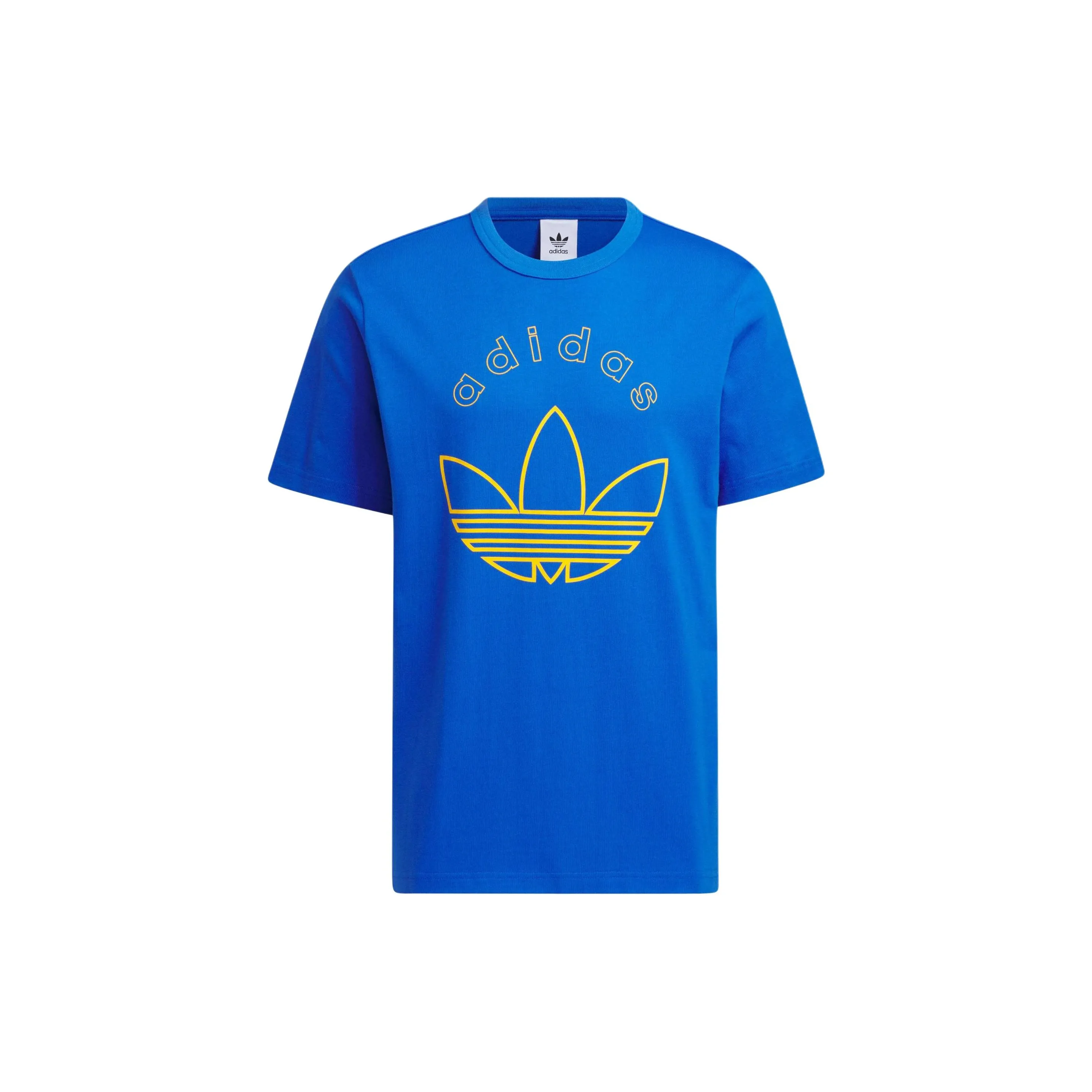 Adidas Blue Men's T-Shirts Adidas Синий Мужские Футболки