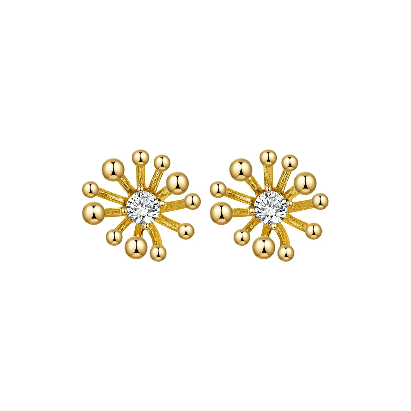 HMZ Серебро S925 Серьги-гвоздики Женские