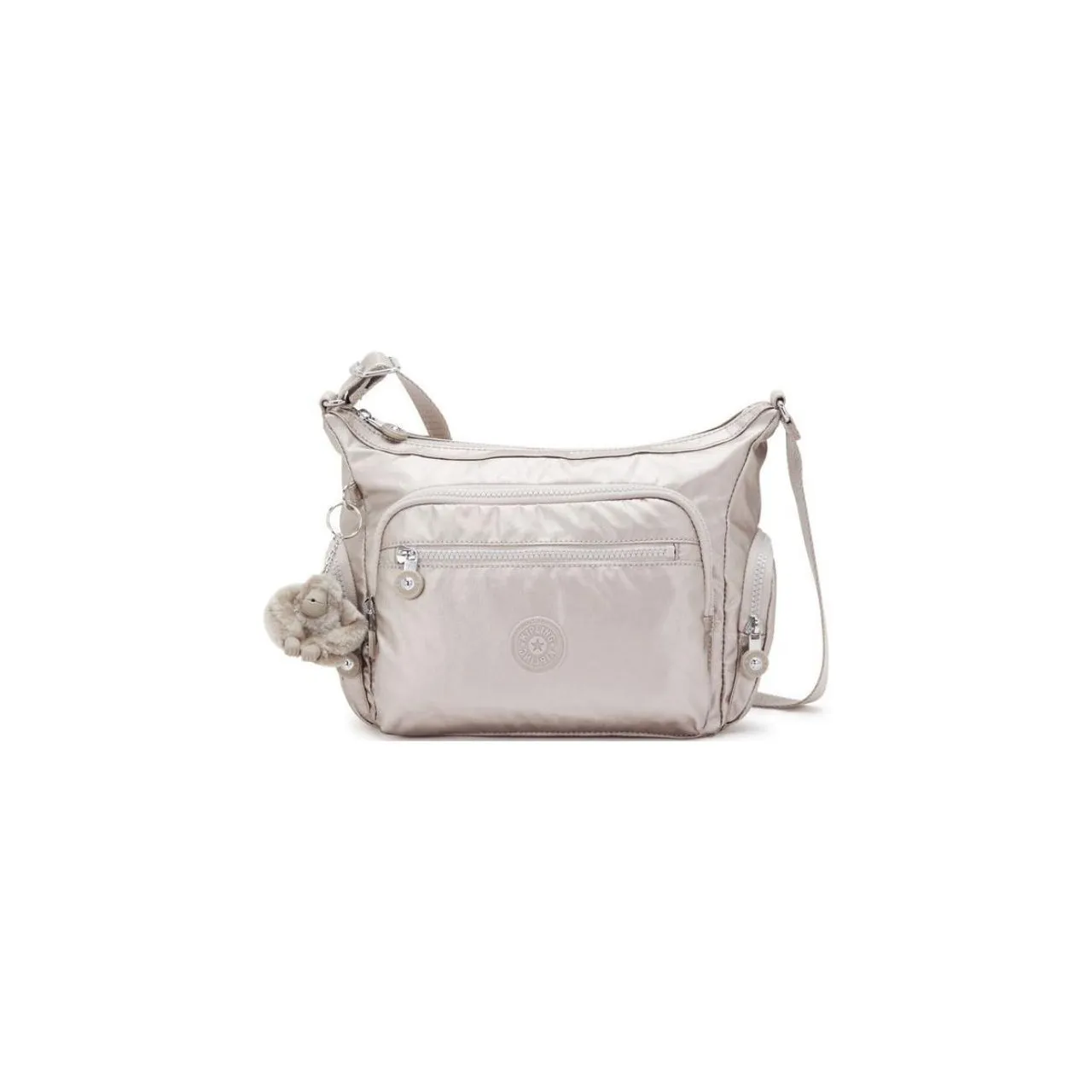 Kipling Nylon Shoulder Bag, Crossbody Bag Women's Metallic