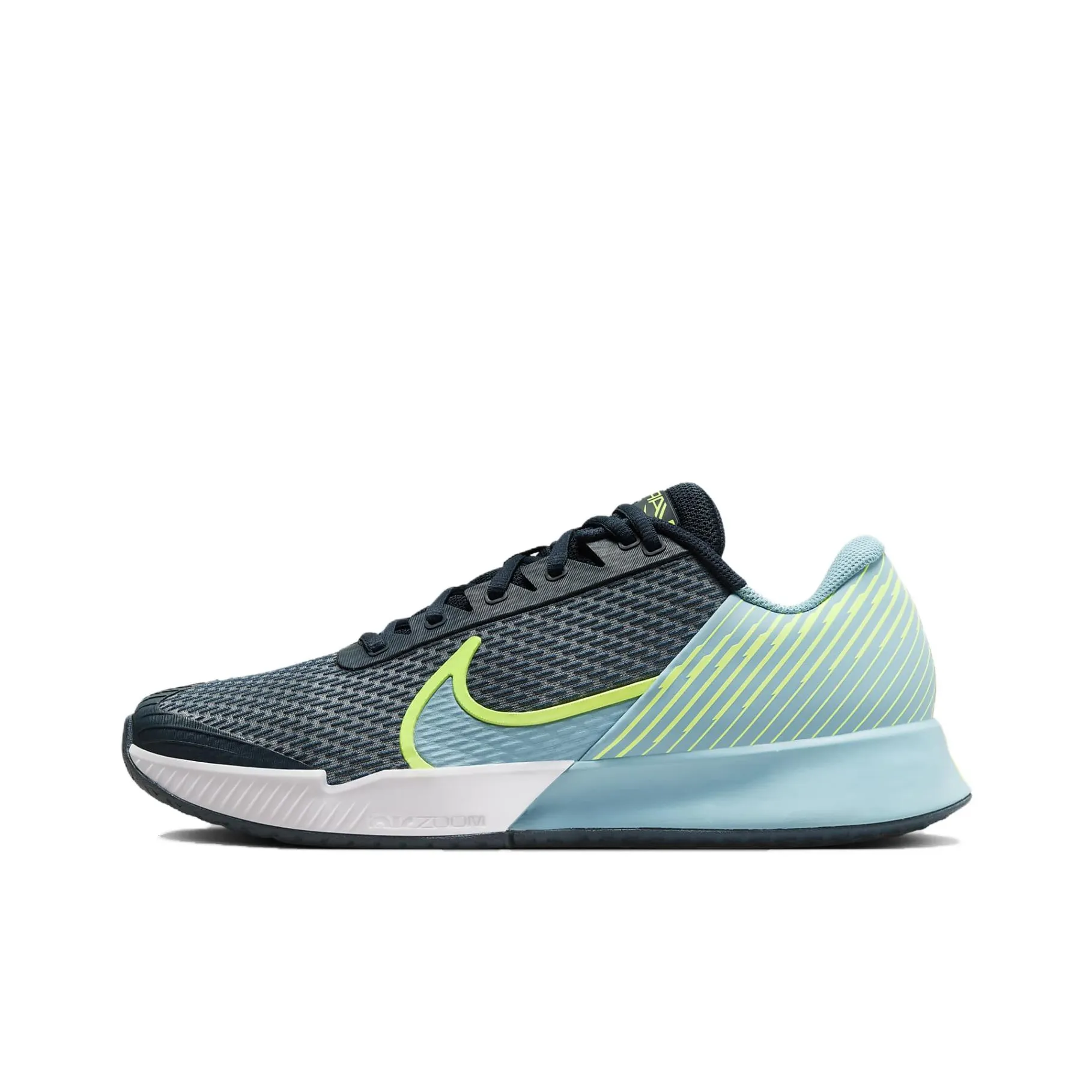 Nike Air Zoom Vapor Pro 2 Low-Top Tennis Shoes Unisex Blue Green