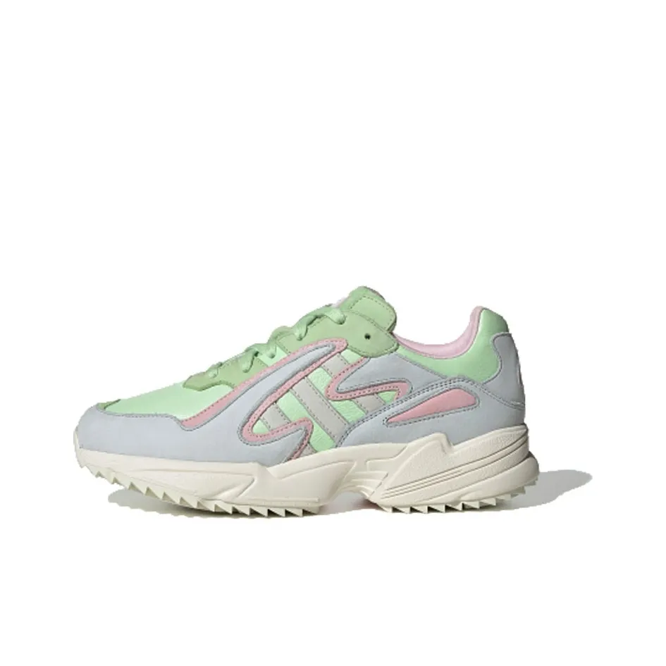 Adidas Originals YUNG 96 CHASM Амортизаторы Slip-resistant Низкий Топ Casual Унисекс Синий Зеленый Розовый