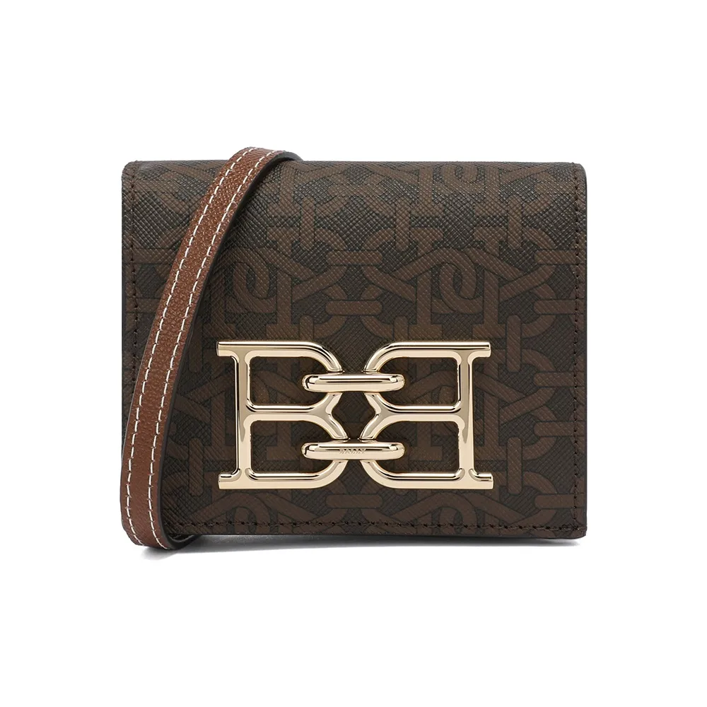 BALLY TPU Пластик Сумка через плечо Женская Коричневая