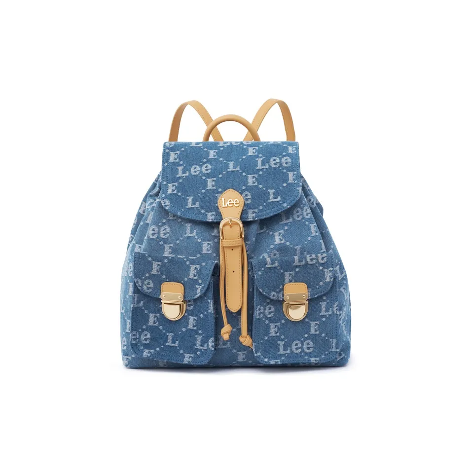 Lee Fabric Backpack Regular Unisex Denim Blue