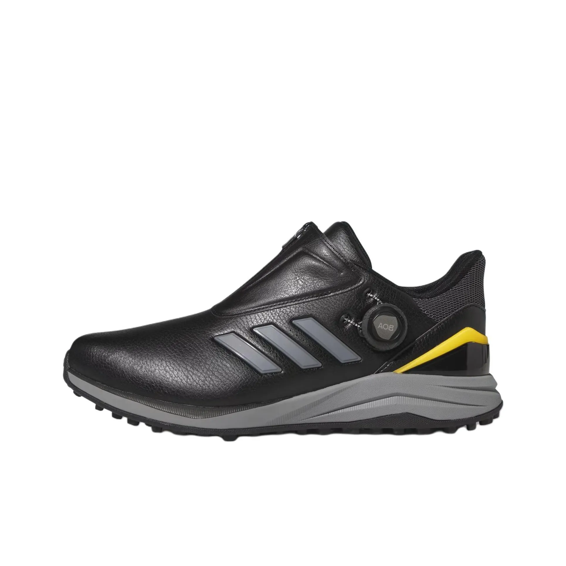 Adidas Solarthon Solar Motion 24 Cushioning Wear Resistant Low Top Golf Shoes Men's Black
