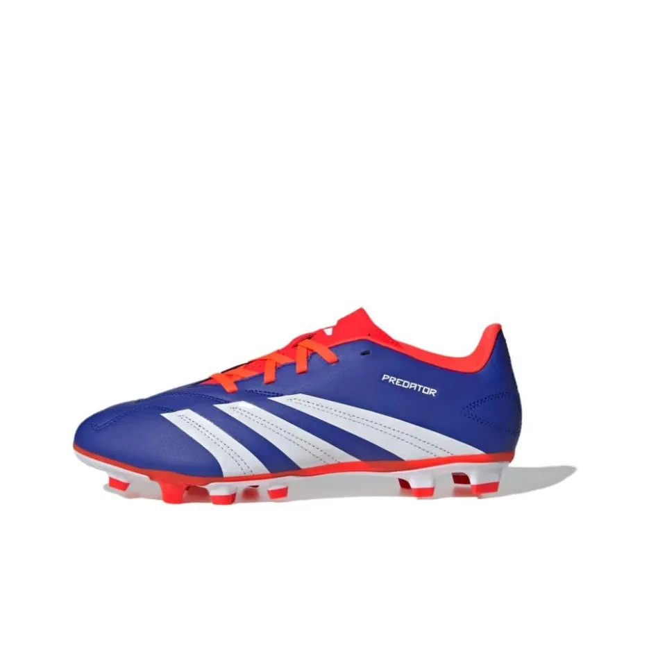 Adidas Predator CLUB Slip-resistant Abrasion-resistant Football Cleats Unisex Blue Red Adidas Predator CLUB Противоскользящие устойчивые к истиранию футбольные бутсы унисекс синий красный