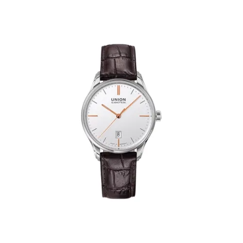 UNION GLASHUTTE/SA Механические Мужские Часы с Движениями 41 мм Серебряные