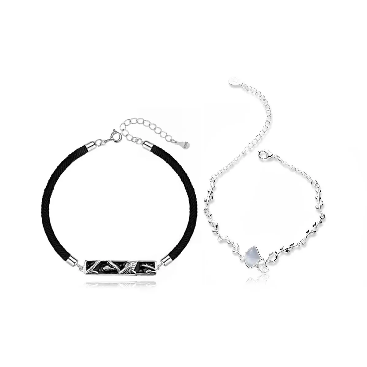 JOYDINNY Стекло Кошачий глаз Браслеты Унисекс