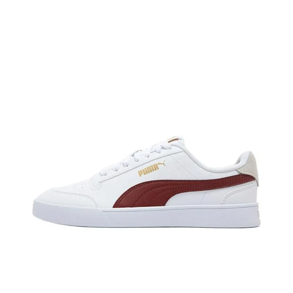 PUMA Shuffle Low Топ Скейтборд Кроссовки Унисекс Белый