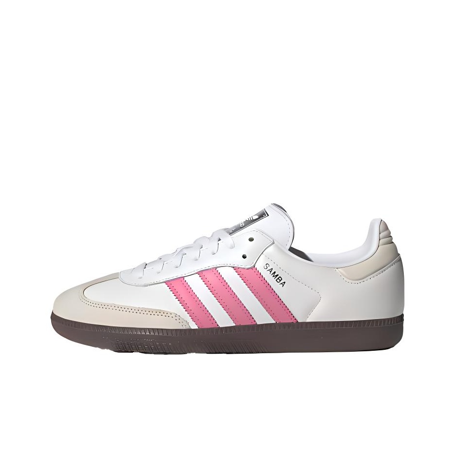 スニーカー Samba Suede Sneakers Adidas Originals Sambarose White Black Gum Women's US W 5