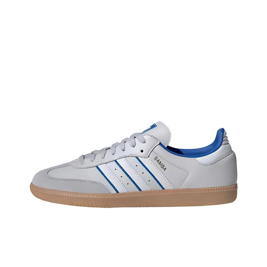 Samba Adidas Originals Og 'Two Tone Stripes   Grey Blue'