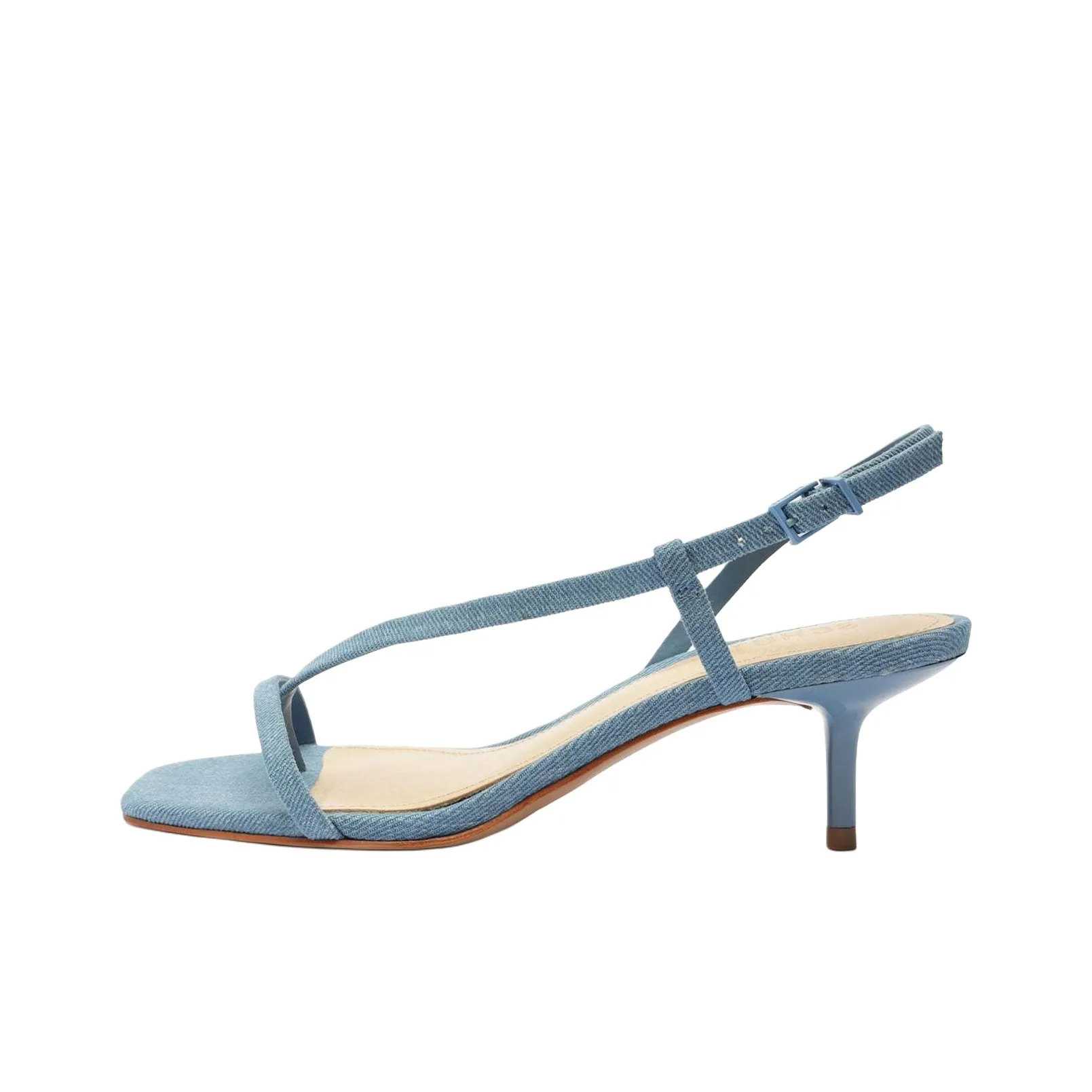 Schutz Heloise One Strap Sandals 5.5cm Women's Blue