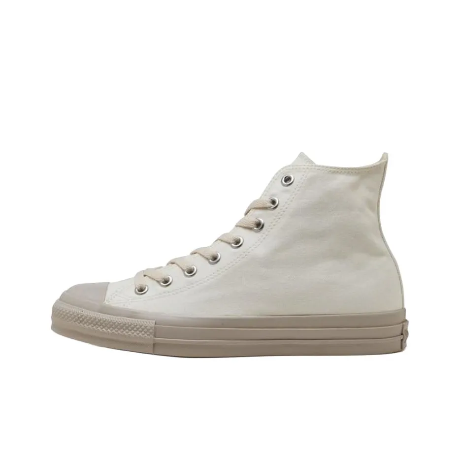 Converse boj All Star Rubber Patch Wear resistant And Lightweight High Top Canvas Shoes Unisex White Japan Version