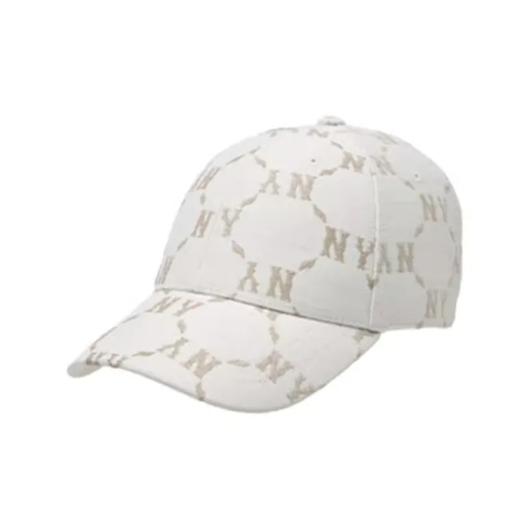 Бейсбольная кепка MLB Base Logo хлопок полиэстер унисекс белый