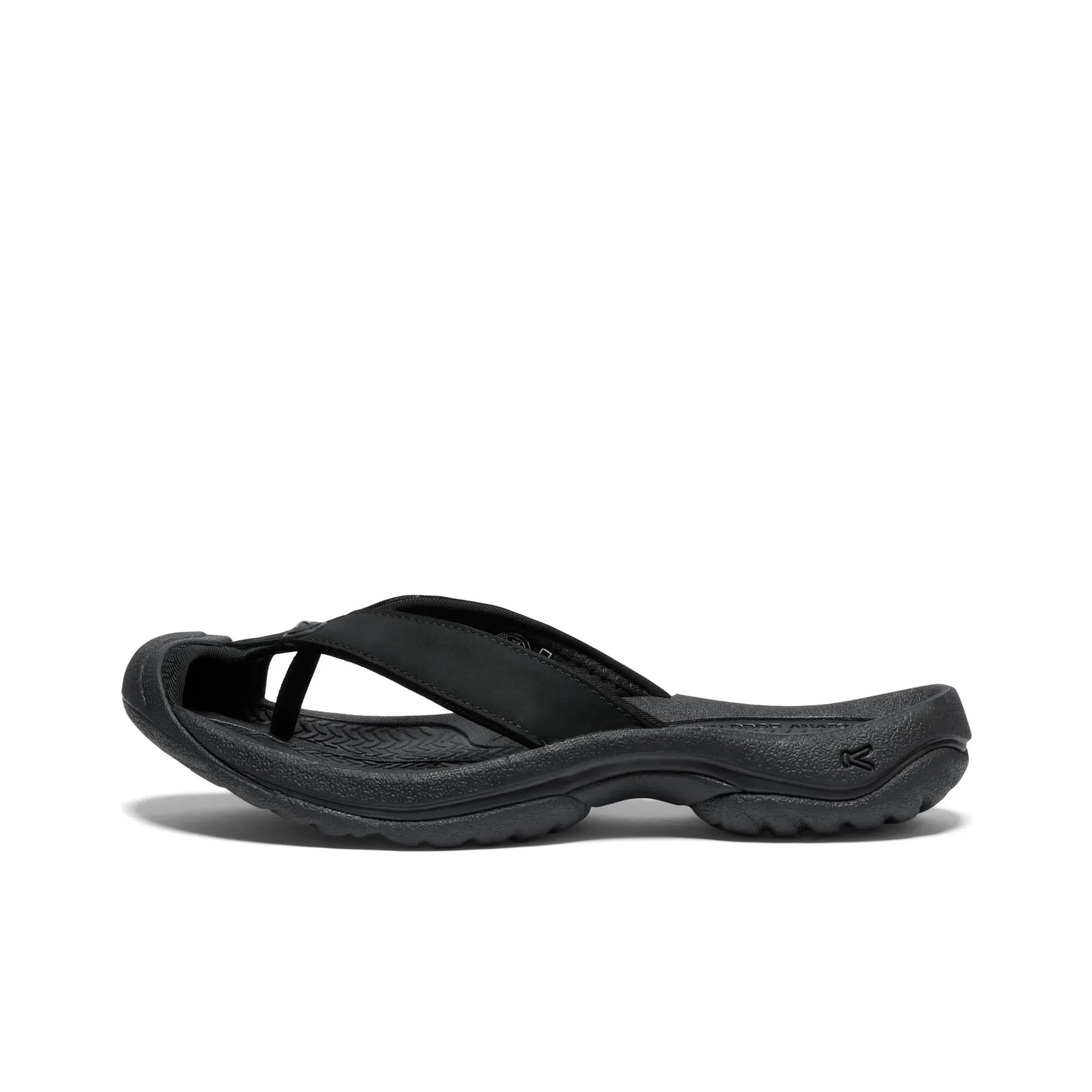 KEEN Waimea H2 Odor Resistant Abrasion Resistant Slip Resistant Flip Flops Women's Black