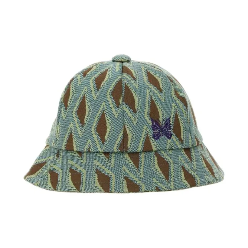 Needles Logo Embroidered Bucket Hat