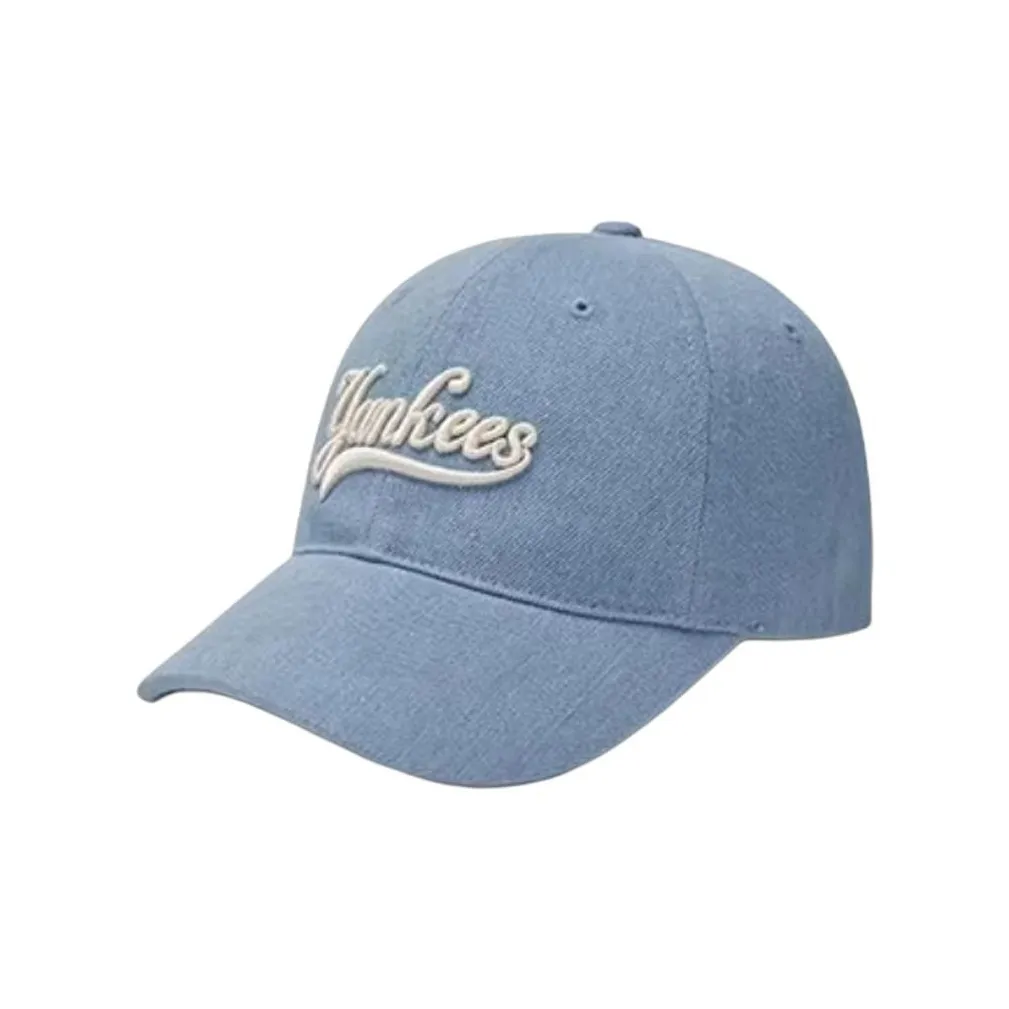 Бейсбольные кепки MLB Base Logo из хлопка унисекс светло-синий темно-синий