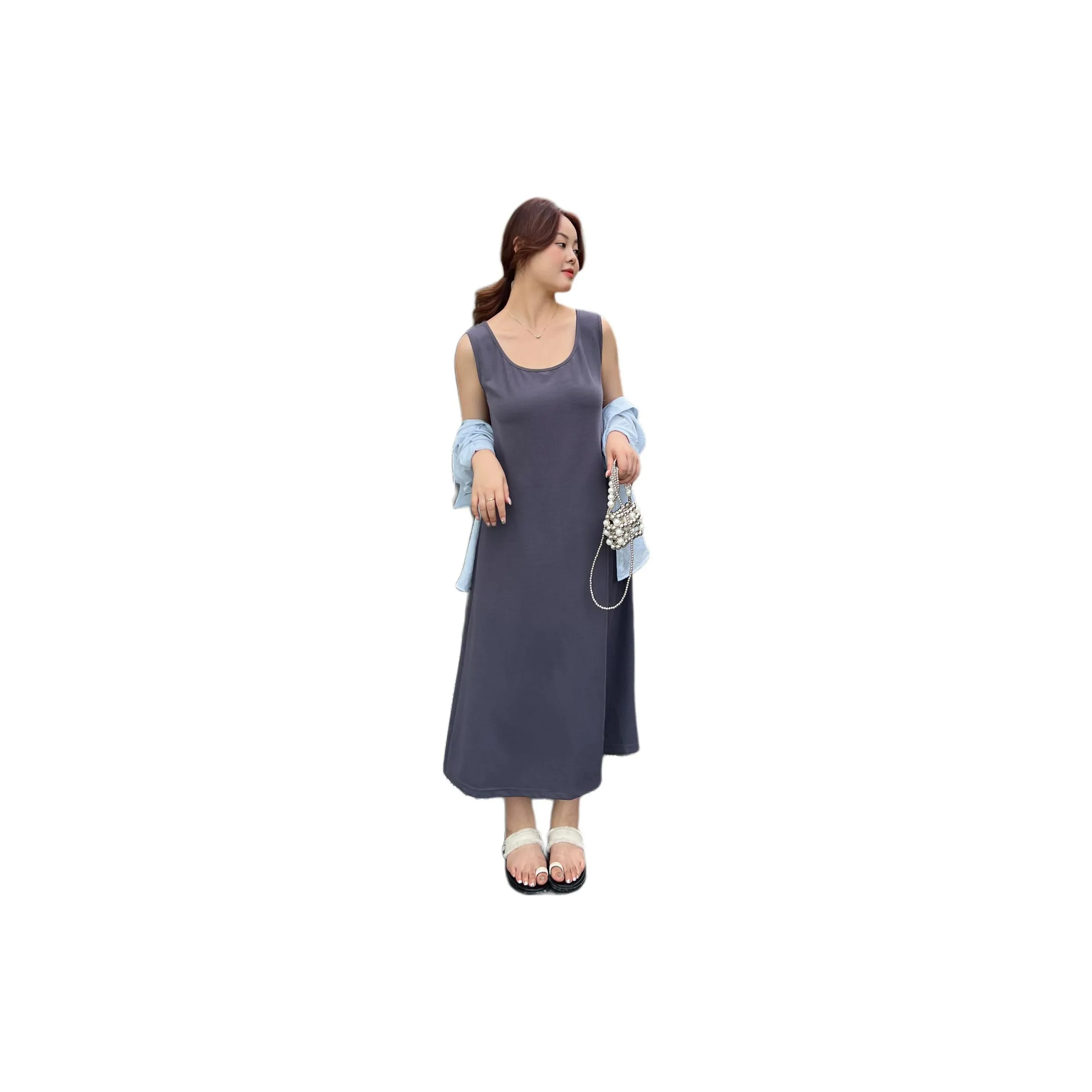 DAMABAIFENBAI Sleeveless Dress Women's