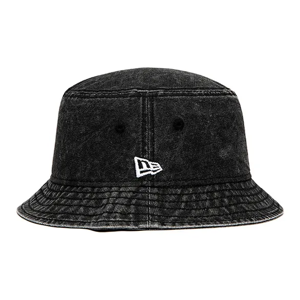 New Era Cotton Bucket Hats Унисекс Черный