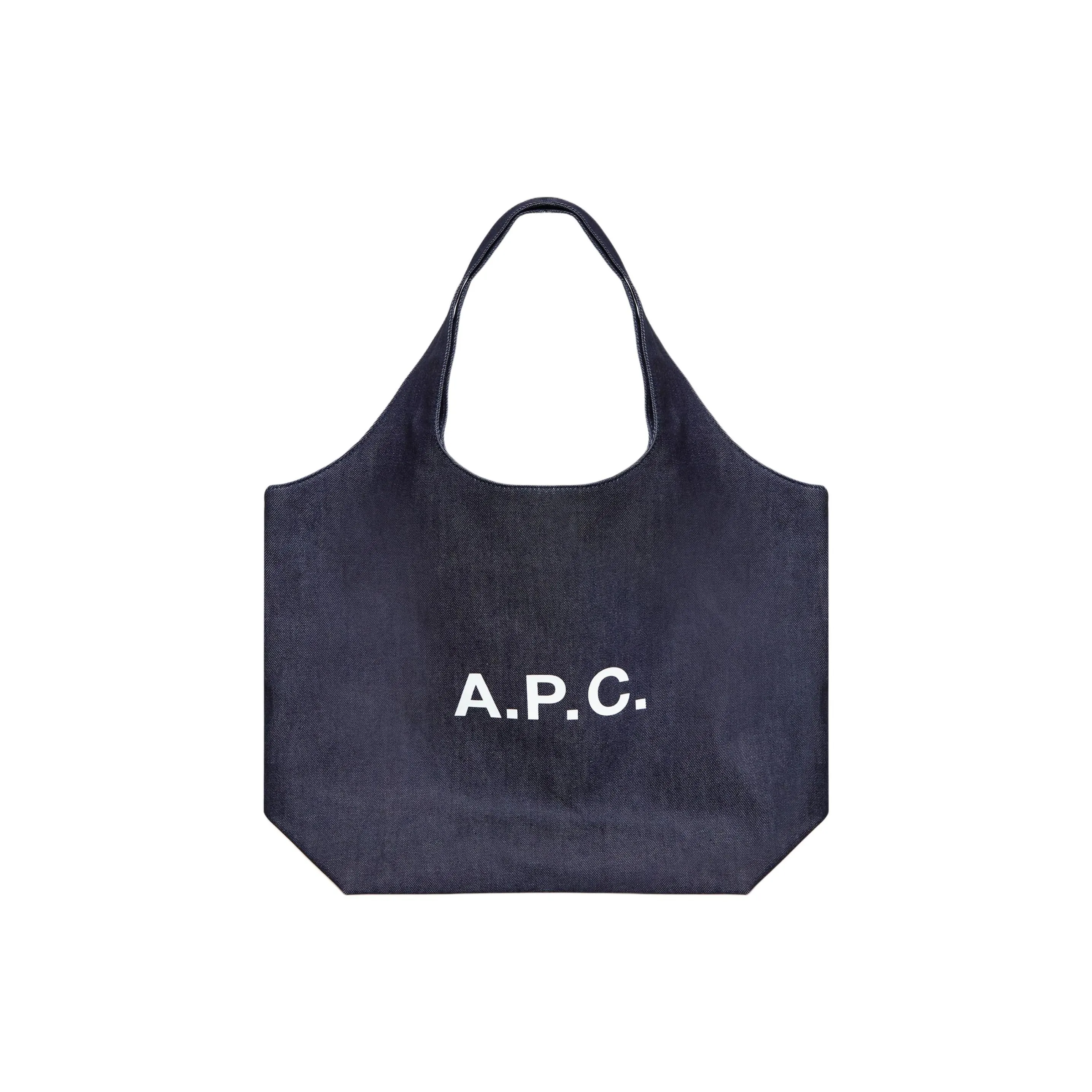 A.P.C . Logo Printed Large Tote Bag