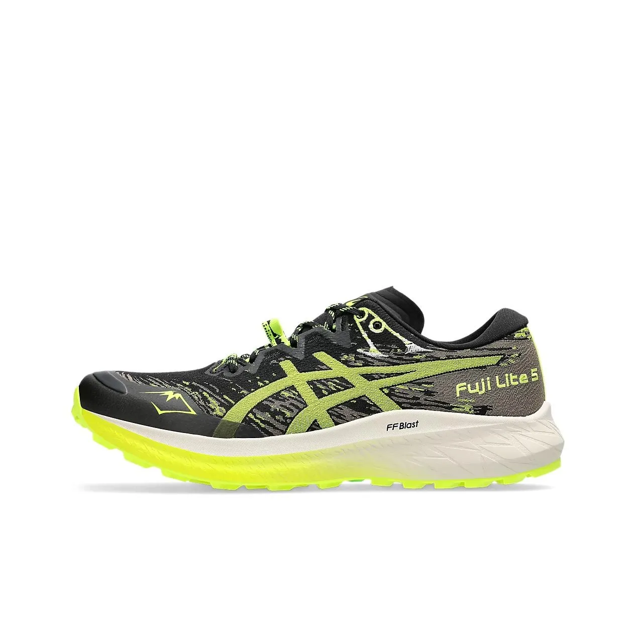 Asics Fuji Lite 5 Black Safety Yellow