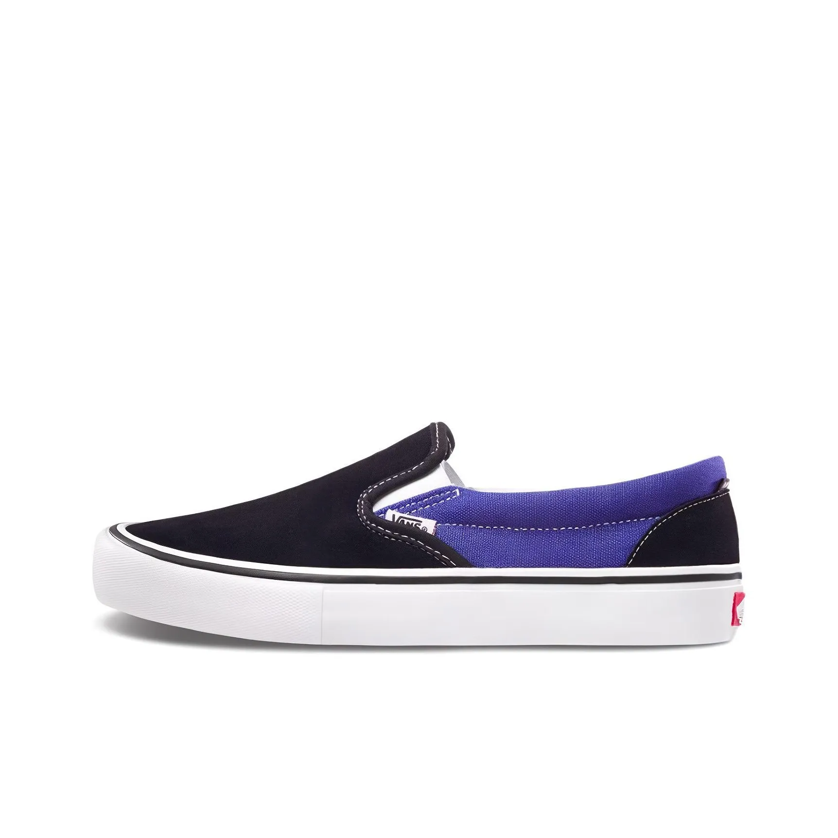 Vans Slip On Series Pro Low Топ Кеды Унисекс Черный Синий