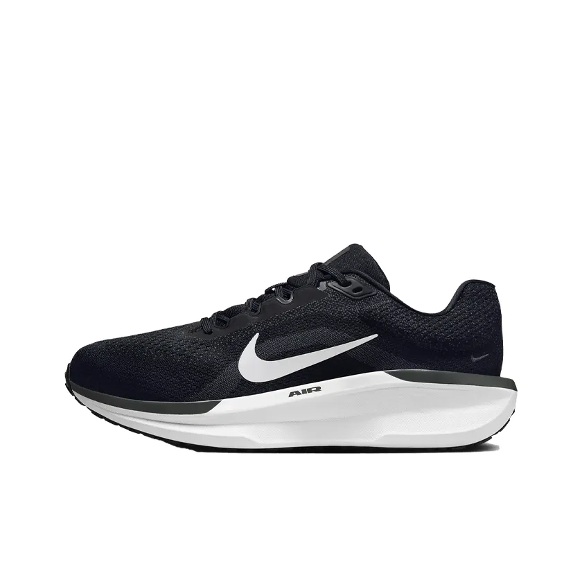 Nike ZOOM Winflo 11 Амортизация Устойчивый к истиранию Дышащие Низкие Кроссовки для бега Мужские Черные