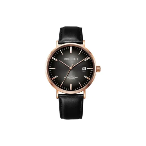 ROSSINI Автоматический Механический Часы Мужские Movement 41 мм Черные