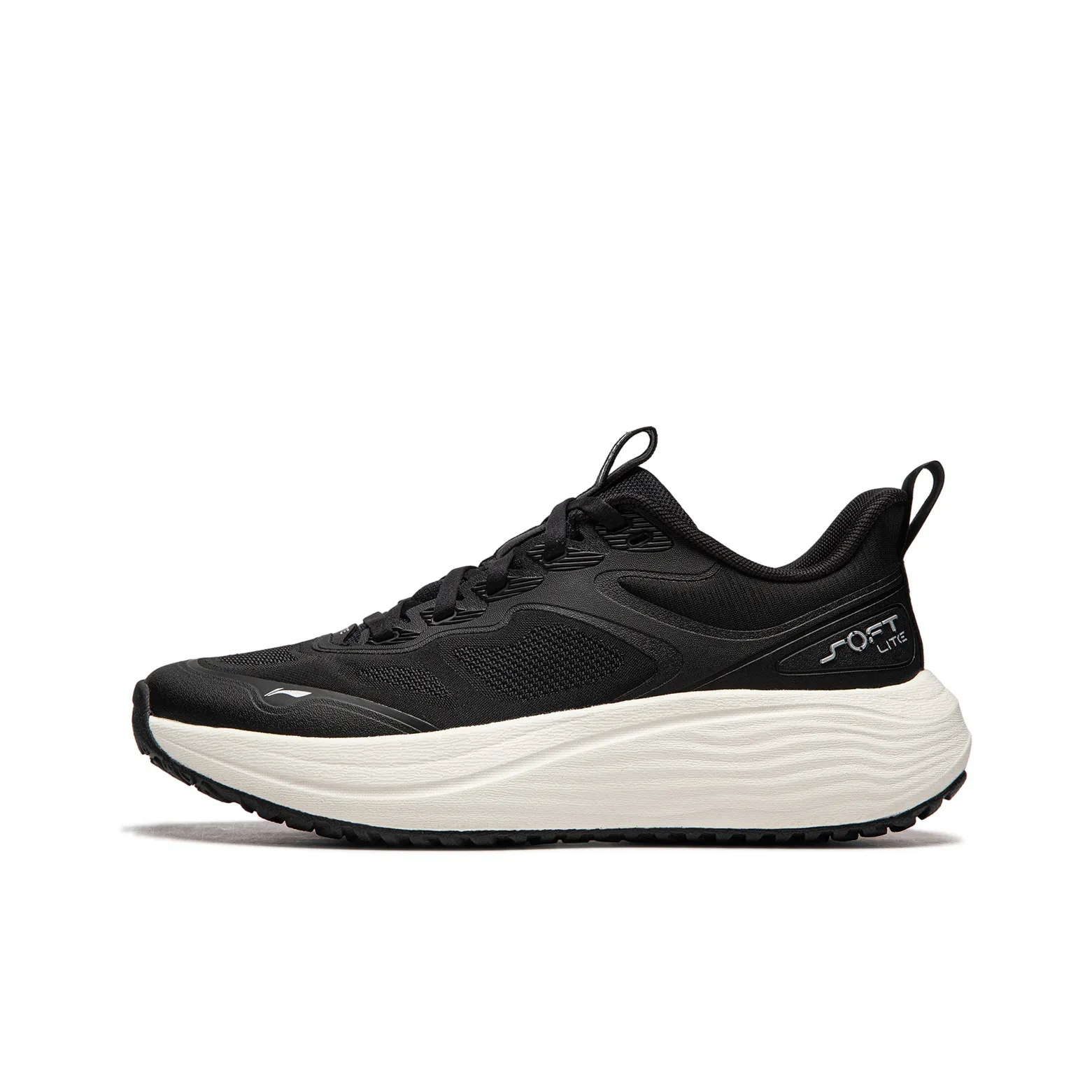 Подкладка Soft Lite Износостойкая Легкая Дышащая и Противоскользящая. Низкий Топ Повседневная Обувь Женская Черная