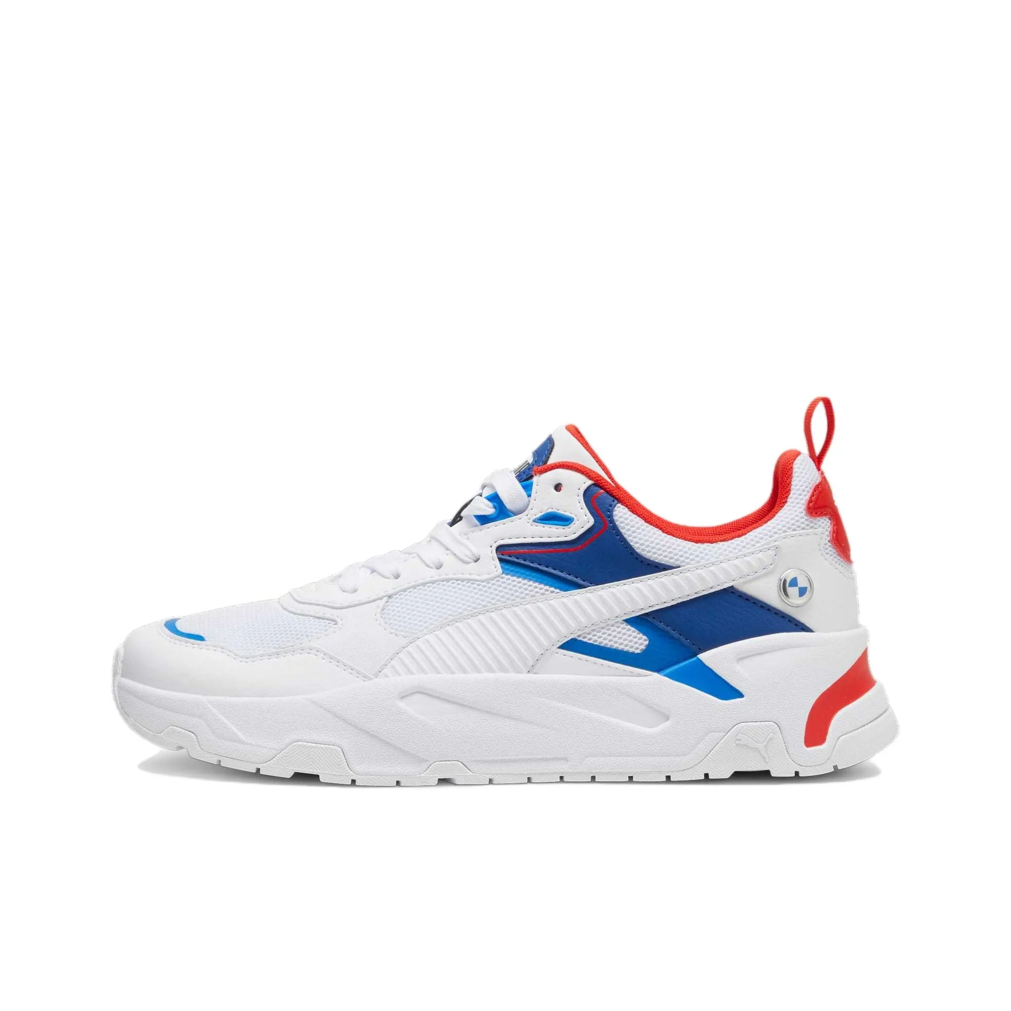 PUMA BMW M Motorsport Low Top Casual Shoes Men's White Blue Red