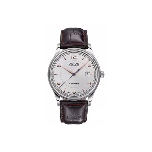 UNION GLASHUTTE/SA Механические часы Movement унисекс, 40 мм, белые