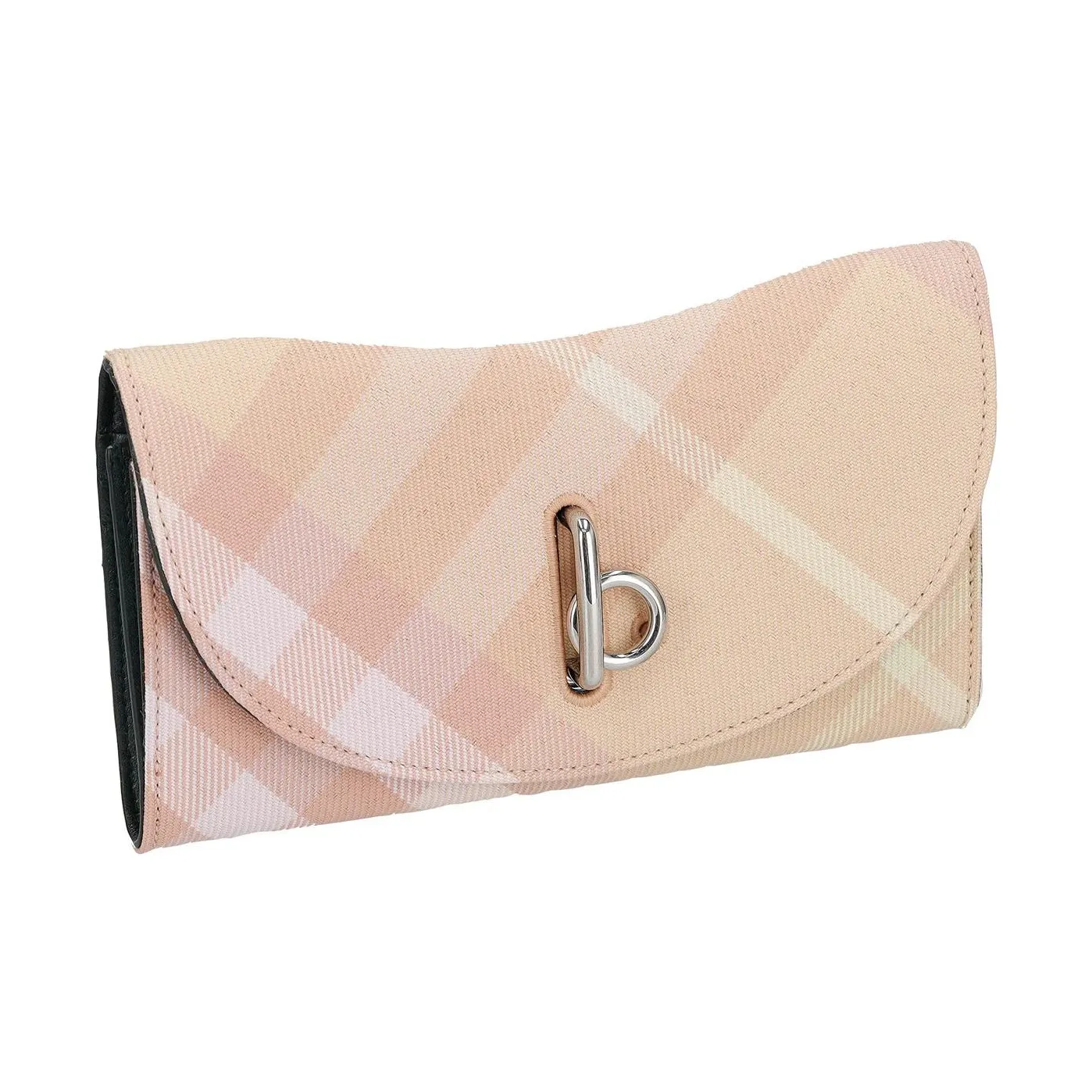 Burberry Шерсть с Полиэстером Кошелек Женские Персиково-розовый Черный