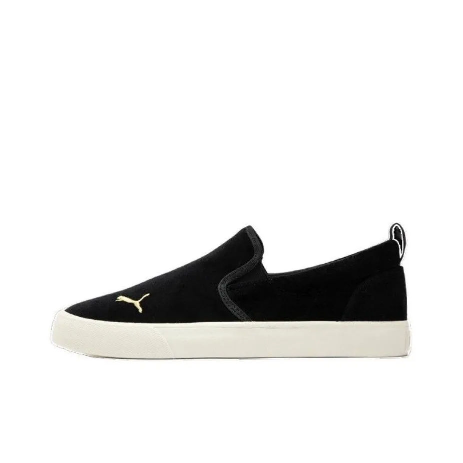 PUMA Bari Low Top Skateboard Shoes Women's Black Gold