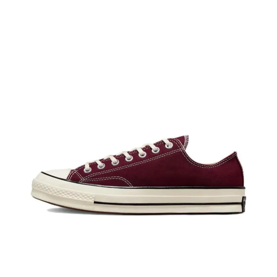 Converse 1970s Low Top Canvas Shoes Unisex Burgundy Конверс 1970s Низкие Кеды Унисекс Бордовые