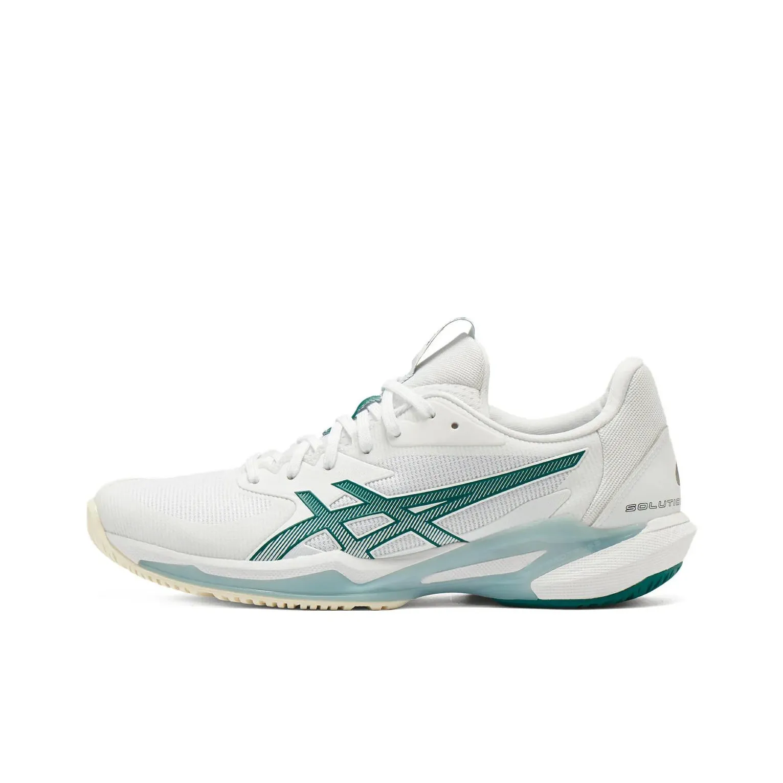 ASICS Solution Speed FF 3 противоскользящие низкие кроссовки для тенниса женские белые зеленые