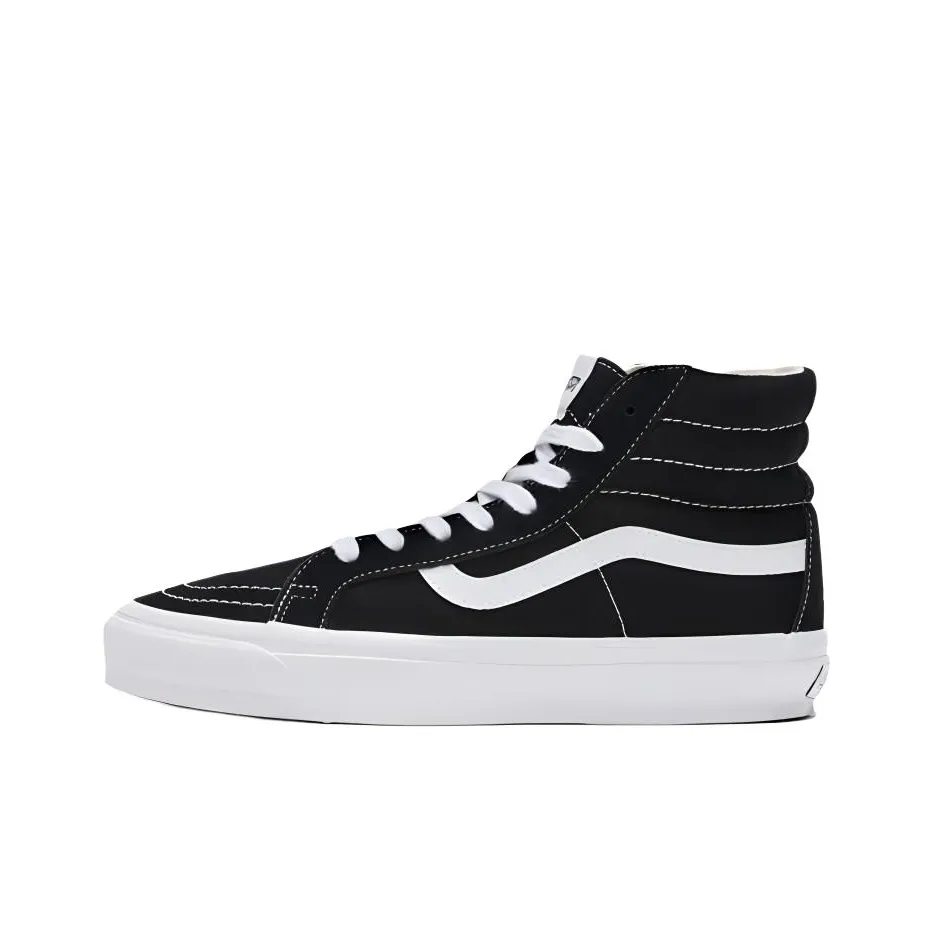 VANS SK8 HI REISSUE MID Топ Скейтборд Кроссовки Unisex Черный Белый