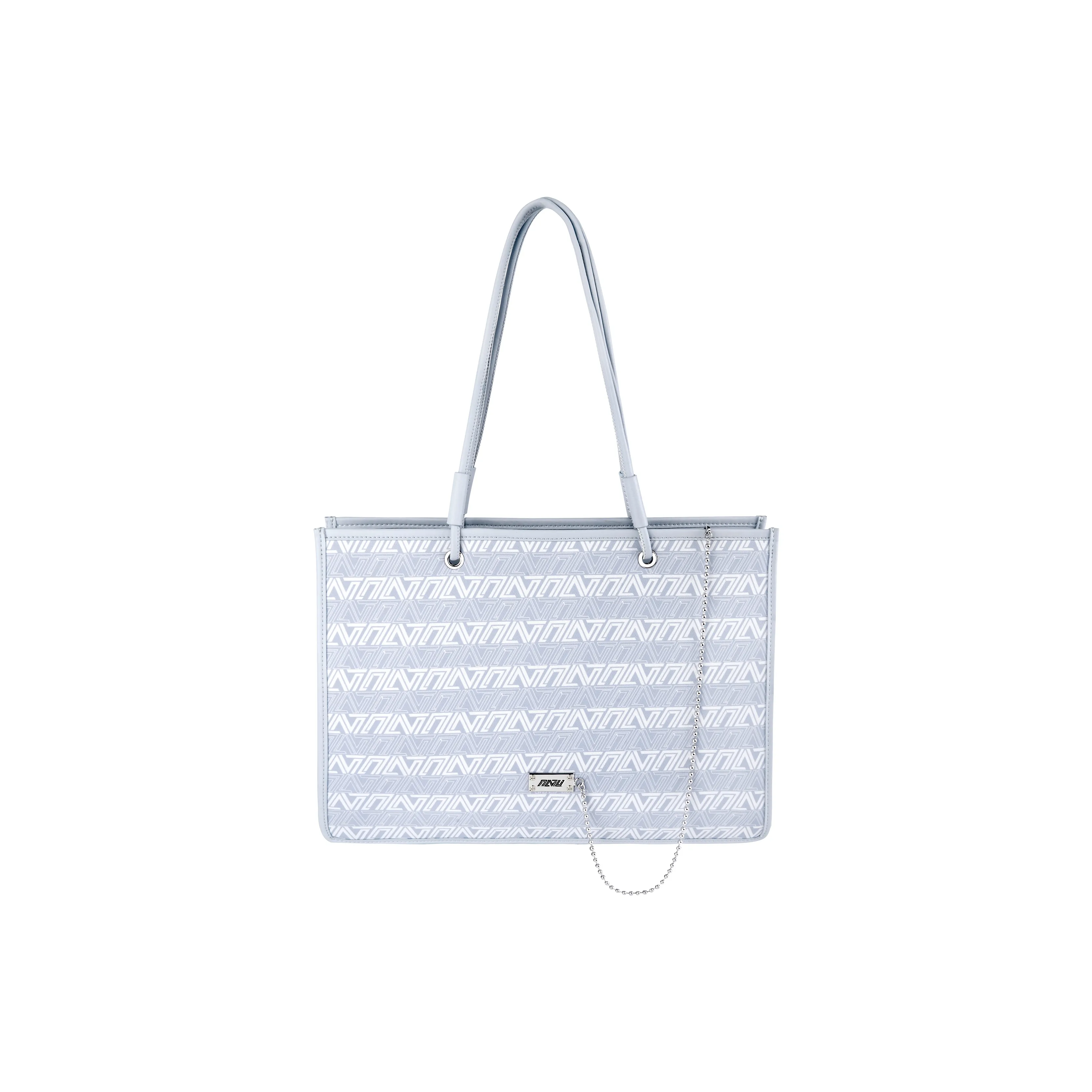 OMTO Canvas Large Capacity Shoulder Bag Regular Women's Haze Blue