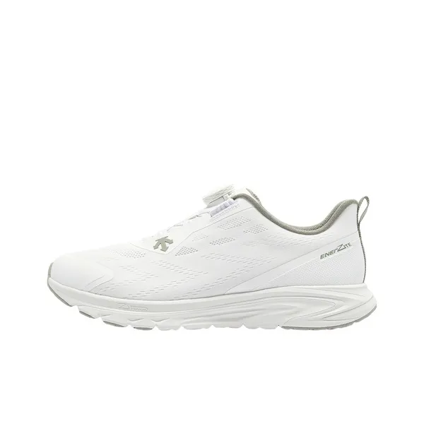 DESCENTE RUNNING Breathable Low Top City Commute Casual Running Shoes Women's White