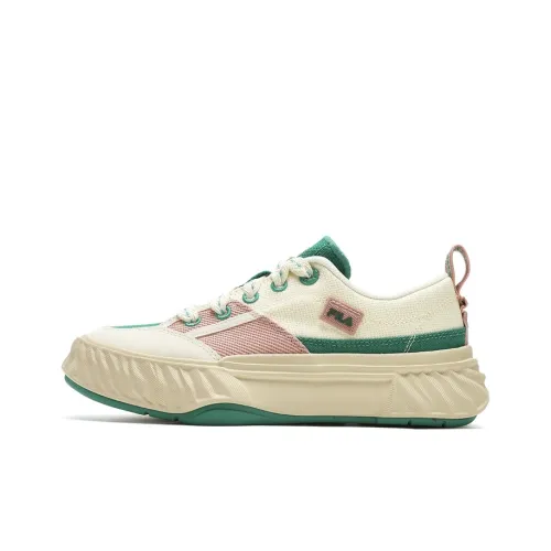 FILA Fosso Кеды Low Топ Винтажный Белый/Свет Персиково-розовый Женские