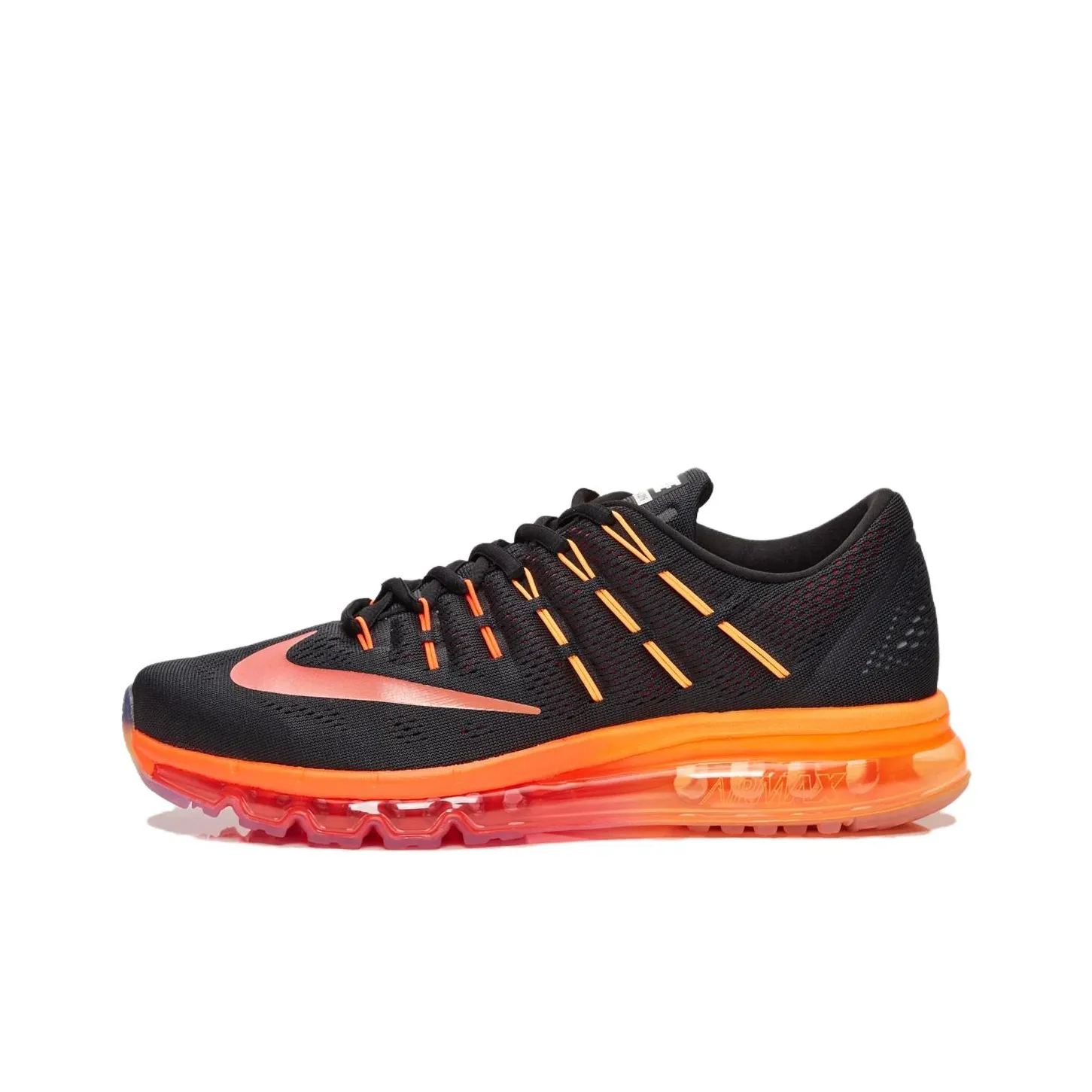 Nike Air Max 2016 Low Top Running Shoes Men's Black