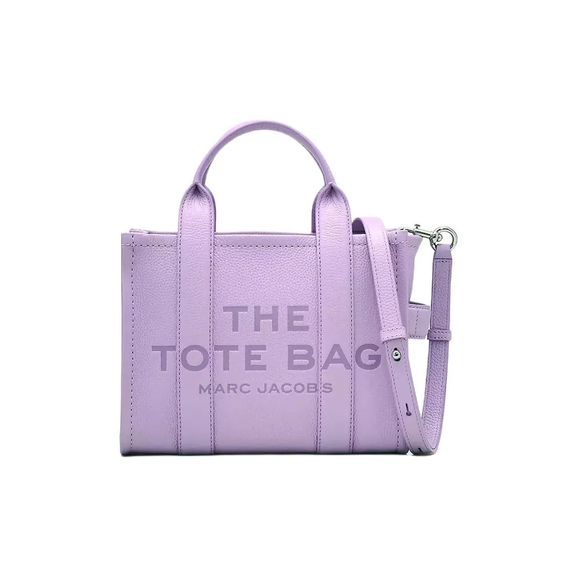 MARC JACOBS The Leather Small Tote Bag Wisteria Purple