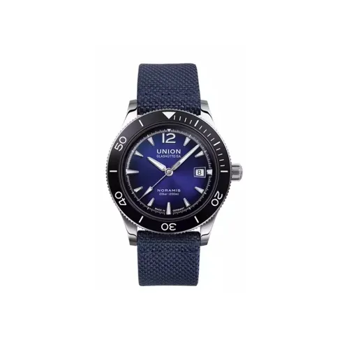 UNION GLASHUTTE/SA Автоматический Механический Движение Мужские Часы 42 мм Синий