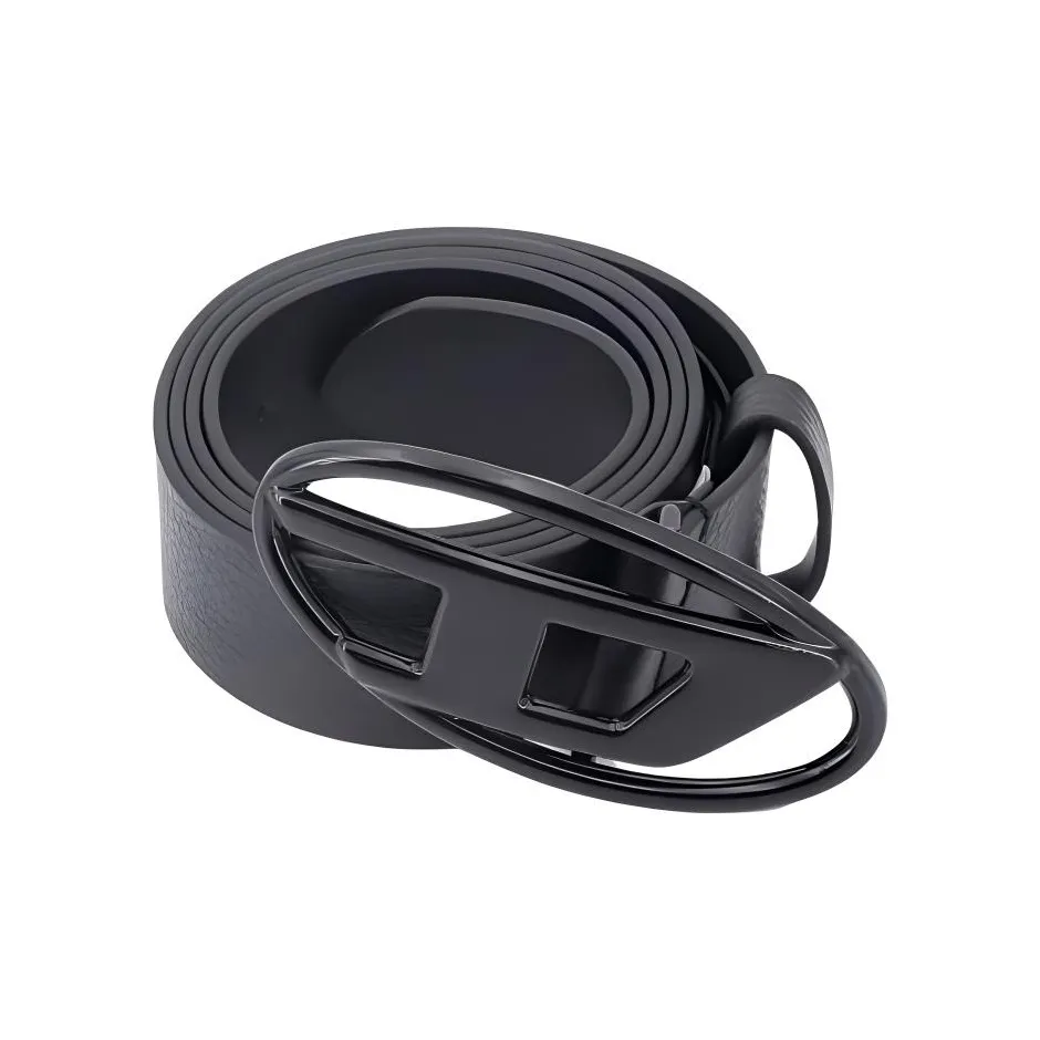 DIESEL Кожаные ремни Мужской Черный