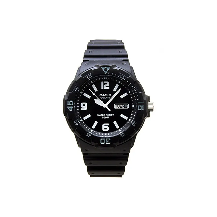 CASIO YOUTH Collection MRW Круглый Disk THREE Булавка Кварцевый механизм Смола Ремень Часы Мужские часы