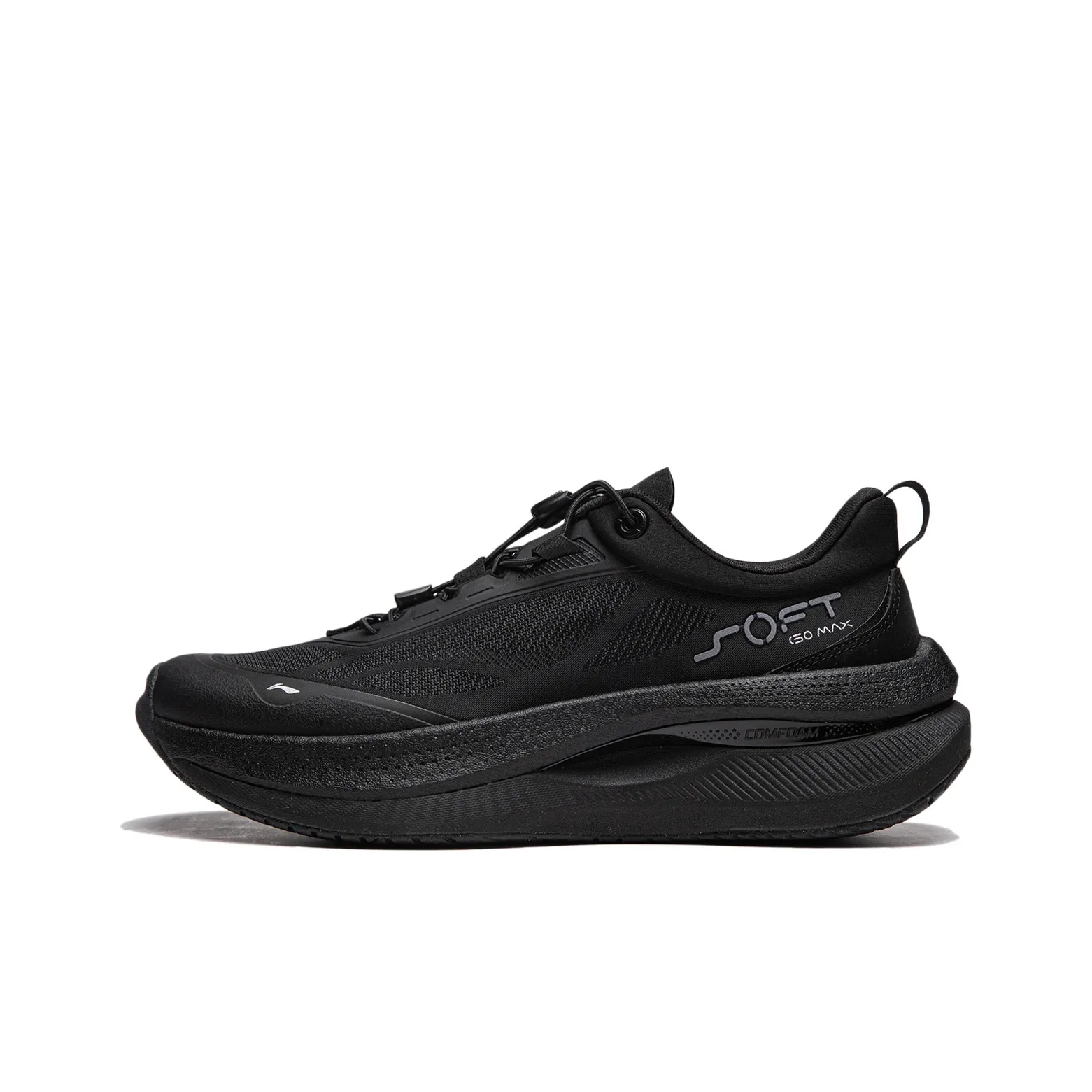 LiNing Anti Slip Wear Resistant Low Top Casual Running Shoes Men's Black
