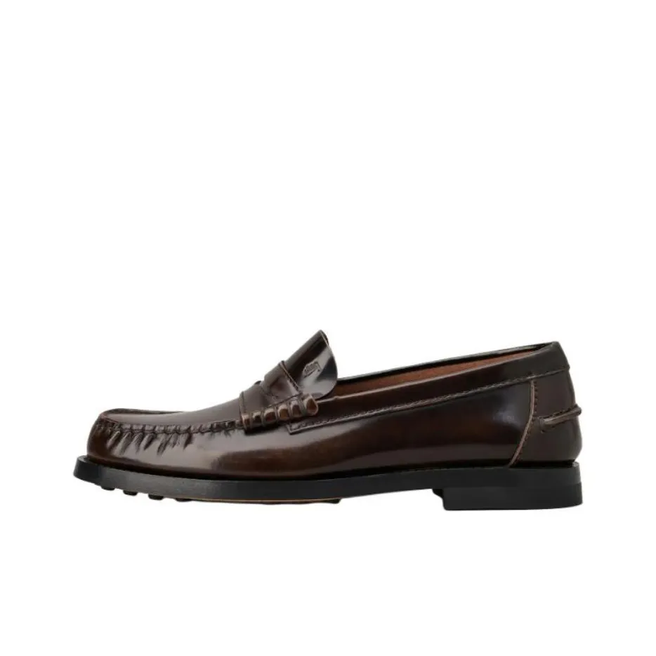 TOD'S Logo Embossed Penny Loafers Women's